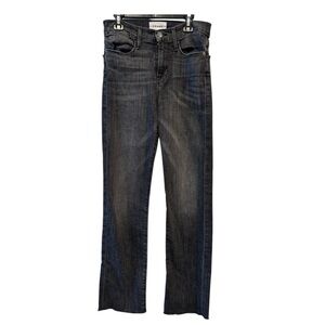 FRAME Le High Stretch Straight-Leg Jeans